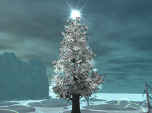 The tree in Frostfell Wonderland Village